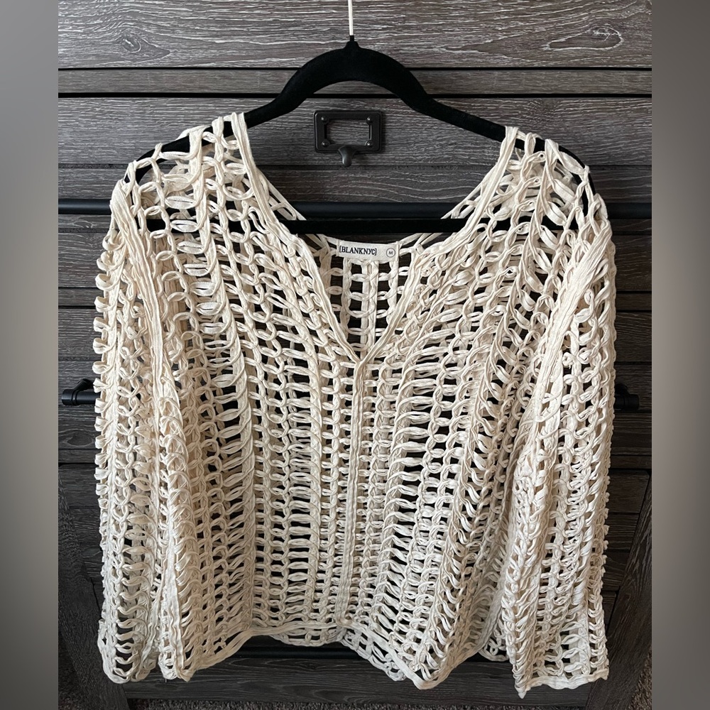 [BLANK NYC] Crochet Top - Medium
